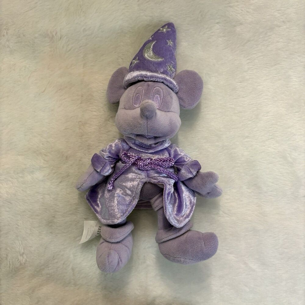Disney Parks Lavender Sorcerer Mickey Mouse Mystery Plush Ink And Paint Series